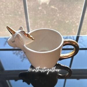 Ceramic Unicorn Mug & Plate Set